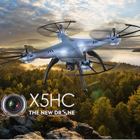 Original Syma X5HC With 2MP HD Camera 2.4G 4CH 6Axis Barometer Set Height Headless Mode RC Quadcopter Blue