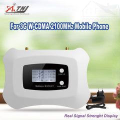Top quality ,New fashion ,3G mini booster 2100mhz mobile signal booster repeater with smart LCD
