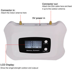 2016 new smart for America 3g 4g use , top quality AWS1700mhz mobile signal booster with LCD home furnishing type design