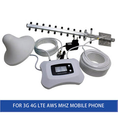 2016 new smart for America 3g 4g use , top quality AWS1700mhz mobile signal booster with LCD home furnishing type design